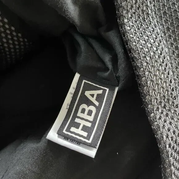 HBA Hood By Air Men's Velcro Logo Blazer Jacket Size Medium